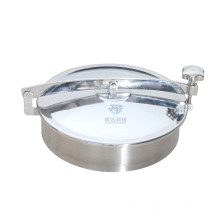 Round  Manway cover  Sanitary Stainless Steel Quik- openning Access port Manhole for wine beer dairy juice oil tank